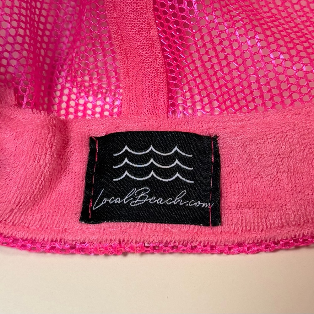 Local Beach Lightning Bolt Patch Trucker Hat - image 2